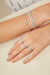 Woman wearing jewelry